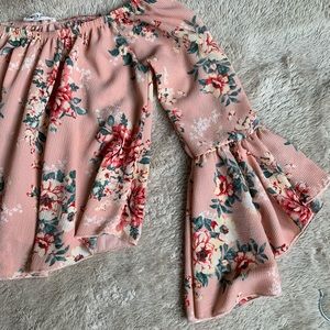 Off the shoulder flowy top